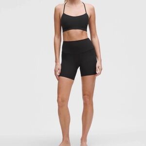 Lululemon Align Ribbed HR Short 6" Black - New Size 8